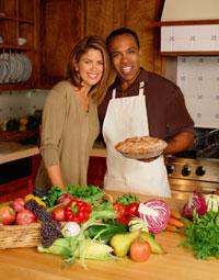 Kathy Ireland and Chef Andre